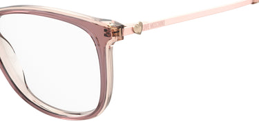Premium Women Moschino Love Model Eyeglasses: MOL589 - Pink- SpecSMART Eye Clinic (Zoom View)